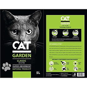  CÁT VỆ SINH CHO MÈO cát garden quy cách 10lit