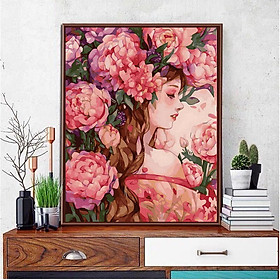 Mua Tranh sơn dầu số hoá tự tô đã căn sẵn khung 40x50 cm (painting by number) - Kahel