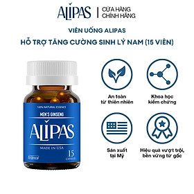 Viên Uống Hỗ Trợ Sinh Lý Nam ALIPAS Ecogreen Tăng Cường Testosterone, Chứa Tinh Chất Hàu