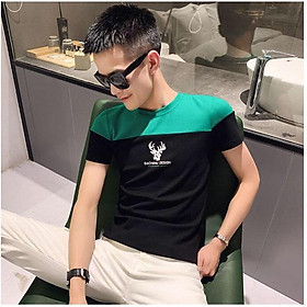 Áo Thun Nam Ngắn Tay HÀn Quốc Không Cô