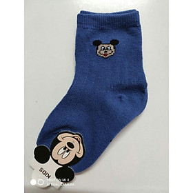 HOT!HOT! Tất cổ cao Mickey màu pastel cho bé