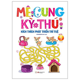 Sách - Mê Cung Kỳ Thú - Kích Thích Phát Triển Trí Tuệ - Quyển 1 - Từ 2-8 Tuổi - Chính Thông Book