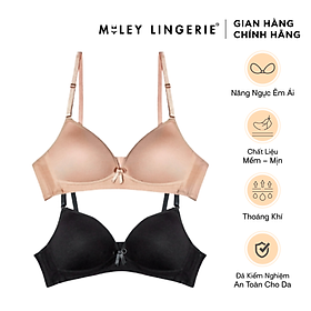 Bộ 2 Áo Ngực Nữ Cotton Không Gọng Miley Lingerie BRW_01