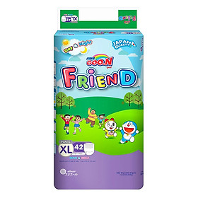 Tã Quần Goo.N Friend Gói Cực Đại XL42 (42 Miếng) + Tặng Kèm 5 Miếng