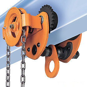 Mua Rùa Kéo Tay  Cụm Móc Treo Palang Có Xích Dài 5m (Loại 1 tấn) - Hàng Chính Hãng