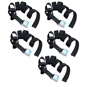 5 Pieces Tie Down Straps with Metal cam Buckle Luggage Strap for Fixing