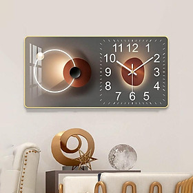 Mua Tranh Đồng Hồ Treo Tường tráng gương ️Mẫu hot️ Đồng Hồ Pha Lê Trang Trí Decor Nhà Cửa Phòng Khách kim trôi KT 40x80cm