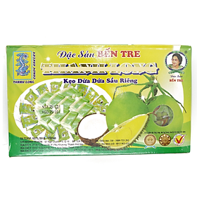 Kẹo dừa lá dứa sầu riêng hiệu Thanh Long-đặc sản Bến Tre 300g