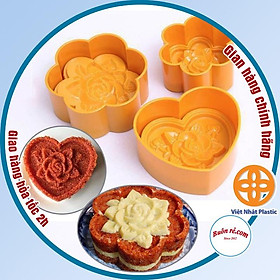 Mua Khuôn xôi hình hoa hồng  hình trái tim (5750/5753/5752/5763) Việt Nhật đủ size  Khuôn làm xôi  bánh trung thu -br01406