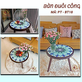 Mua Bàn trà gốm Đuôi công-BT18