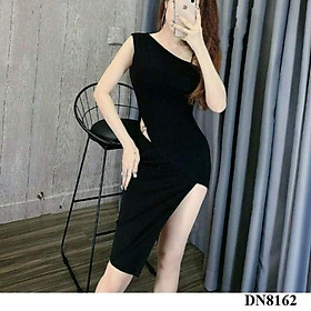 Đầm body lệch vai xéo tà sexy