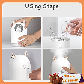 Mua Máy Tạo Độ Ẩm Máy Khuếch Tán Tinh Dầu Loại Bỏ Tĩnh Điện Làm Sạch Không Khí- Giao Màu Ngẫu Nhiên - Hàng Loại 1