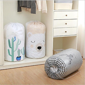 Túi Đựng Chăn Màn Quần Áo Cỡ Lớn Mẫu Mới Dây Rút.