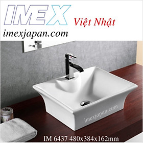 Mua Lavabo để bàn men sứ phủ nano chống bám bẩn IMEX IM 6437