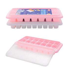 Mua Bộ 3 Khay Làm Thạch Rau Câu Làm Đá  Đựng Thức Ăn Dặm Cho Bé 21 Viên Có Nắp Đậy Tiện Dụng