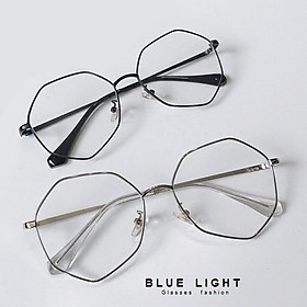 Kính Giả Cận, Gọng Kính Cận Nam Nữ Mắt Đa Giác Không Độ Hàn Quốc - BLUE LIGHT SHOP