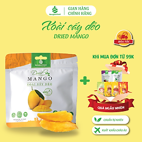 Xoài Sấy Dẻo Nonglamfood túi 75g | Healthy Snack | Ăn vặt văn phòng| Trái cây sấy dẻo dinh dưỡng ăn liền | Ăn vặt giảm cân, giữ dáng, đẹp da