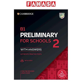 B1 Preliminary for Schools 2 Student's Book with Answers with Audio with Resource Bank