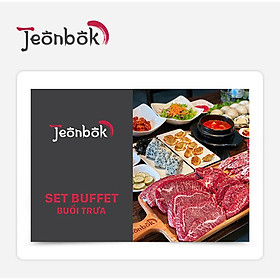 Jeonbok - Set Buffet Trưa