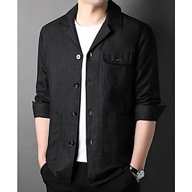 áo khoác nam siêu đẳng cấp, phong cách Hàn quốc nam thần cool ngầu, chất vải dày dặn lên phom cực đẹp - T9