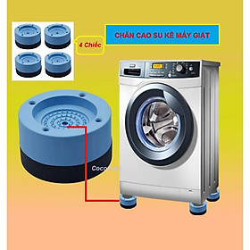 Chân Kệ Tủ Lạnh Máy Giặt Đa Năng Điều Chỉnh Được Kích Thước, Thân Inox Đế Rẹt Nhựa Chống Rung Lắc