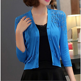 Áo len nữ cardigan kiểu dáng Hàn Quốc dễ thương AO37 Free size