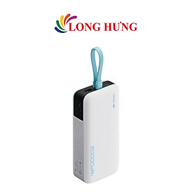 Mua Sạc dự phòng Cuktech Power Bank Built-In Cable 1USB 1Type-C 40W 20000mAh CP24 LPB200N - Hàng chính hãng