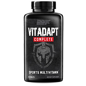 Nutrex Vitadapt, Vitamin Tổng Hợp Thể Thao, Khoáng Chất Phức Hợp, Sâm Ấn Độ (KSM-66 Ashwagandha), Chiết Xuất Cây Ngũ Vị Tử & Cây Rễ Vàng, 90 Viên