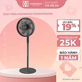 Mua Quạt Đứng HAWONKOO DC FDH-012-SPEED24 7 Cánh 25W Hàng Chính Hãng Bảo Hành 12 Tháng - Thương Hiệu Hàn Quốc