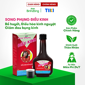 Song Phụng Điều Kinh Dược Bình Đông Chai 280ml - Bổ huyết, Điều hòa kinh nguyệt, Giảm đau bụng kinh
