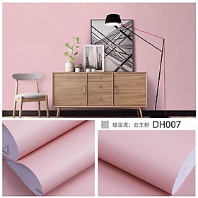 Giấy dán tường màu trơn pastel 10m keo sẵn giá rẻ