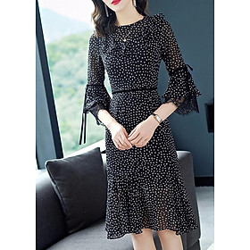 Đầm Suông Thanh Lịch BY4325A - Đen (Size