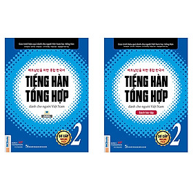 [Download Sách] Sách trọn bộ tiếng hàn tổng hợp sơ cấp 2 dành cho người Việt Nam tặng sổ tay tiếng Hàn