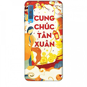 Ốp lưng dành cho điện thoại  SAMSUNG GALAXY A7 2018 Cung Chúc Tân Xuân