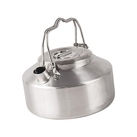 Camping Water Kettle Tea Kettle Small Double Handle for Boiling Water Portable Camp Tea Coffee Pot Water Boiler for Fishing Kitchen Barbecue