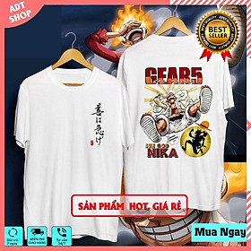 Áo thun Luffy Gear 5 Anime One Piece cực đẹp, giá tận xưởng mẫu HOT bán chạy