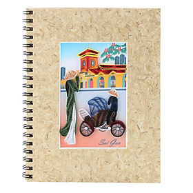 Sổ Tay Giấy Xoắn QNB009