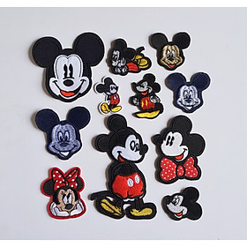 5 Miếng Sticker Thêu Ủi Hình Chuột Mickey MS6268459