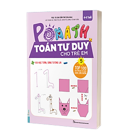 Sách POMath - Toán Tư Duy Cho Trẻ Em 4-6 Tuổi (Tập 5)