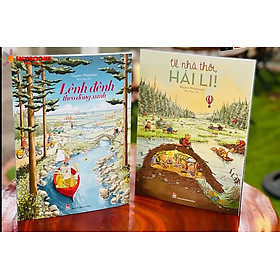 (Combo 2 cuốn Magnus Weightman minh họa màu khổ đại) VỀ NHÀ THÔI, HẢI LI! và LÊNH ĐÊNH THEO DÒNG XANH – Kim Ngọc dịch – NXB Kim Đồng (Bìa mềm)