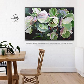 Mua Tranh canvas hoa sơn dầu TCVH013 tặng đinh treo tran