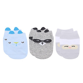 Combo 3 Đôi Vớ Hoạt Hình Xinh Xắn Gumbi Cho Bé Yêu