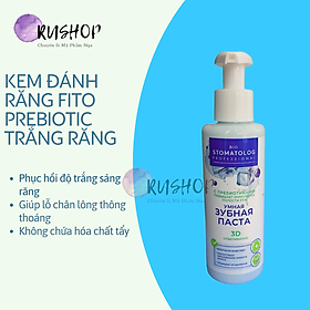 Kem đánh răng Fito Prebiotic 3D xanh dương Trắng răng thơm miệng