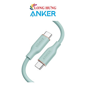 Cáp USB Type-C to USB Type-C Anker PowerLine III Flow 0.9m A8552/1.8m A8553 - Hàng chính hãng