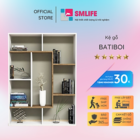 Mua Kệ sách dùng từ gỗ cao cấp SMLIFE Batiboi