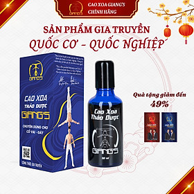 Cao xoa bóp thảo dược giảm đau Cổ-Vai-Gáy, Dầu xoa bóp gia truyền Quốc Cơ-Quốc Nghiệp 50ml