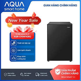 [DAILY] Tủ lạnh Aqua 90 lít AQR-D100FA(BS) - Freeship toàn quốc - Hàng chính hãng