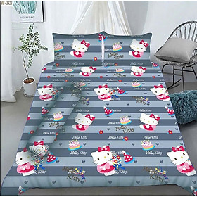Bộ Drap gối Thun Hàn Quốc 4 món { drap và 3 áo gối} hoặc ga lẻ