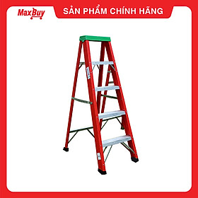 Thang Cách Điện Chữ A Nikawa NKJ-5C - 1.47 mét - Màu Đỏ