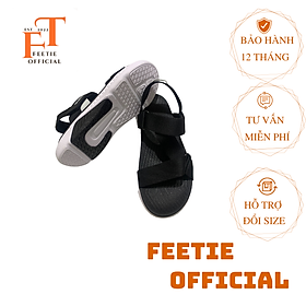 Dép Sandal Quai Chéo F7 Đen Đế Trắng Shatto Đế Phylon Cao Cấp Thời Trang Đi Học ,Đi Chơi Cho Nam